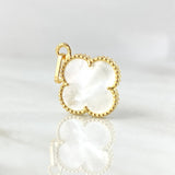 White Clover Pendant 1.6gr / 0.9in / 18K Gold