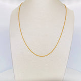 Cadena Singapur 1.45 g / 15 3/4 in / 1.1 mm Oro Amarillo 18K