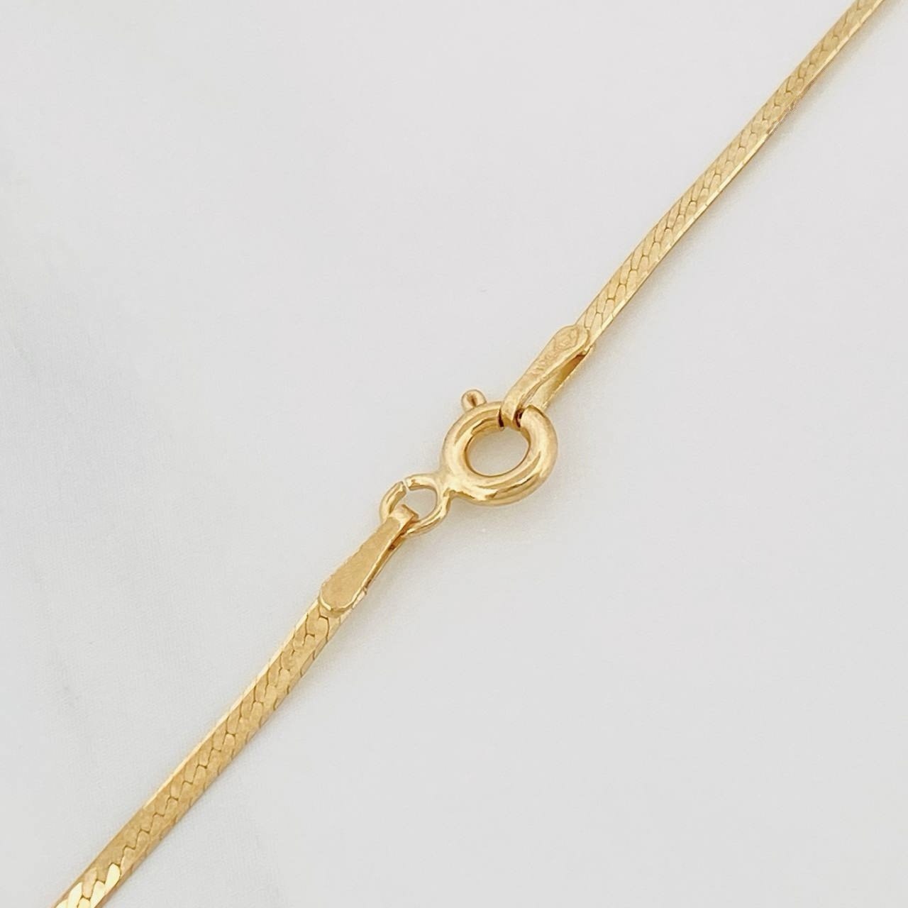 Cadena Espejo 2.4 g / 17 3/4 in / 1.47 mm Oro Amarillo 18K