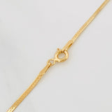 Cadena Espejo 2.4 g / 17 3/4 in / 1.47 mm Oro Amarillo 18K
