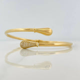 Pulso Aro Gotas 10.95g / 7 in / 3.05mm Oro Amarillo 18K