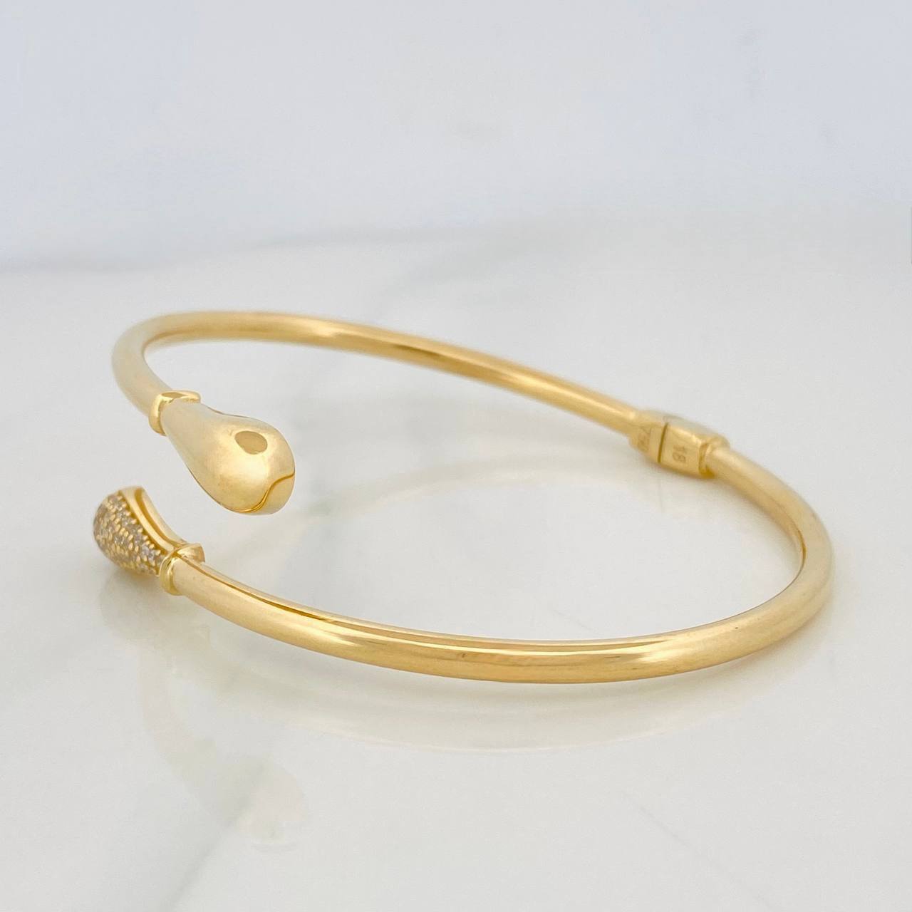 Pulso Aro Gotas 10.95g / 7 in / 3.05mm Oro Amarillo 18K