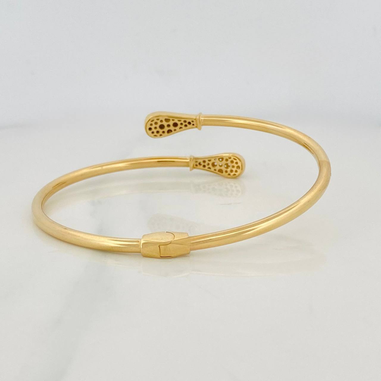 Pulso Aro Gotas 10.95g / 7 in / 3.05mm Oro Amarillo 18K