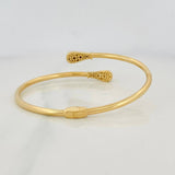 Pulso Aro Gotas 10.95g / 7 in / 3.05mm Oro Amarillo 18K