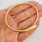 Pulso Aro Gotas 10.95g / 7 in / 3.05mm Oro Amarillo 18K
