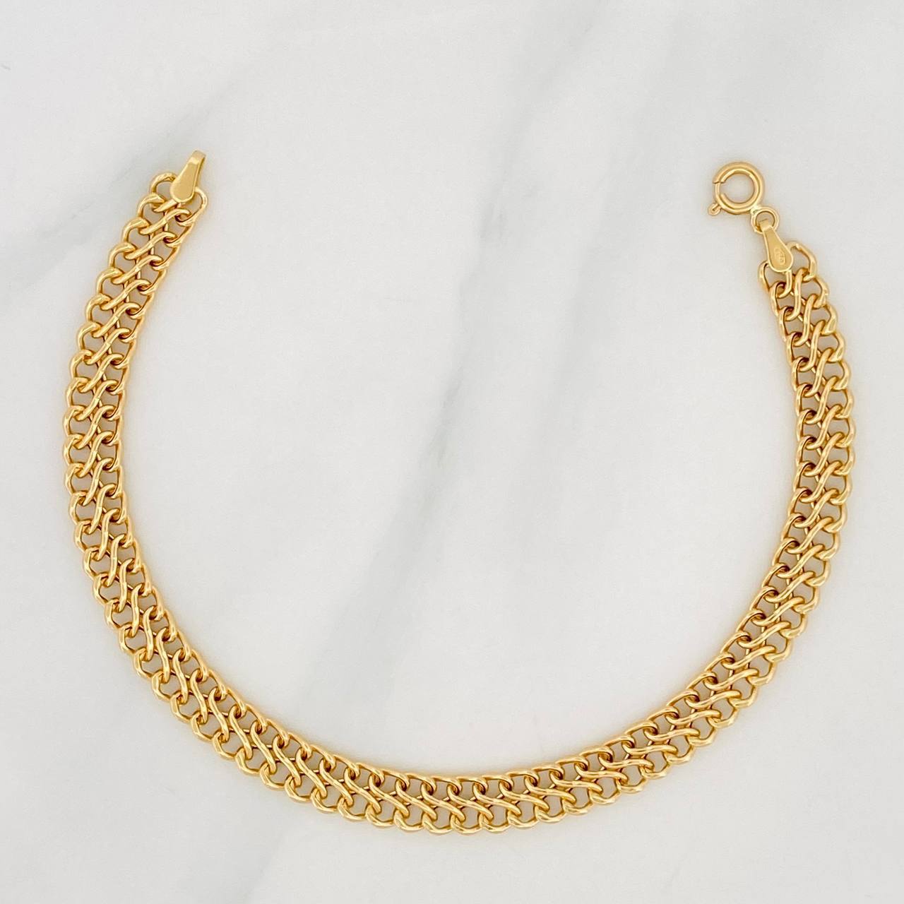 Bracelet Sedusa 3.6g / 7 1/4 in / 6.2mm Yellow Gold 18K