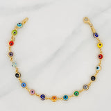Pulso Ojo Turco 3.75g / 7 1/2 in / 2.6mm Oro Amarillo 18K
