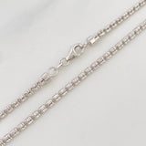 Cadena Ice 11.75g / 24 in / 2.5mm Oro Blanco 18K