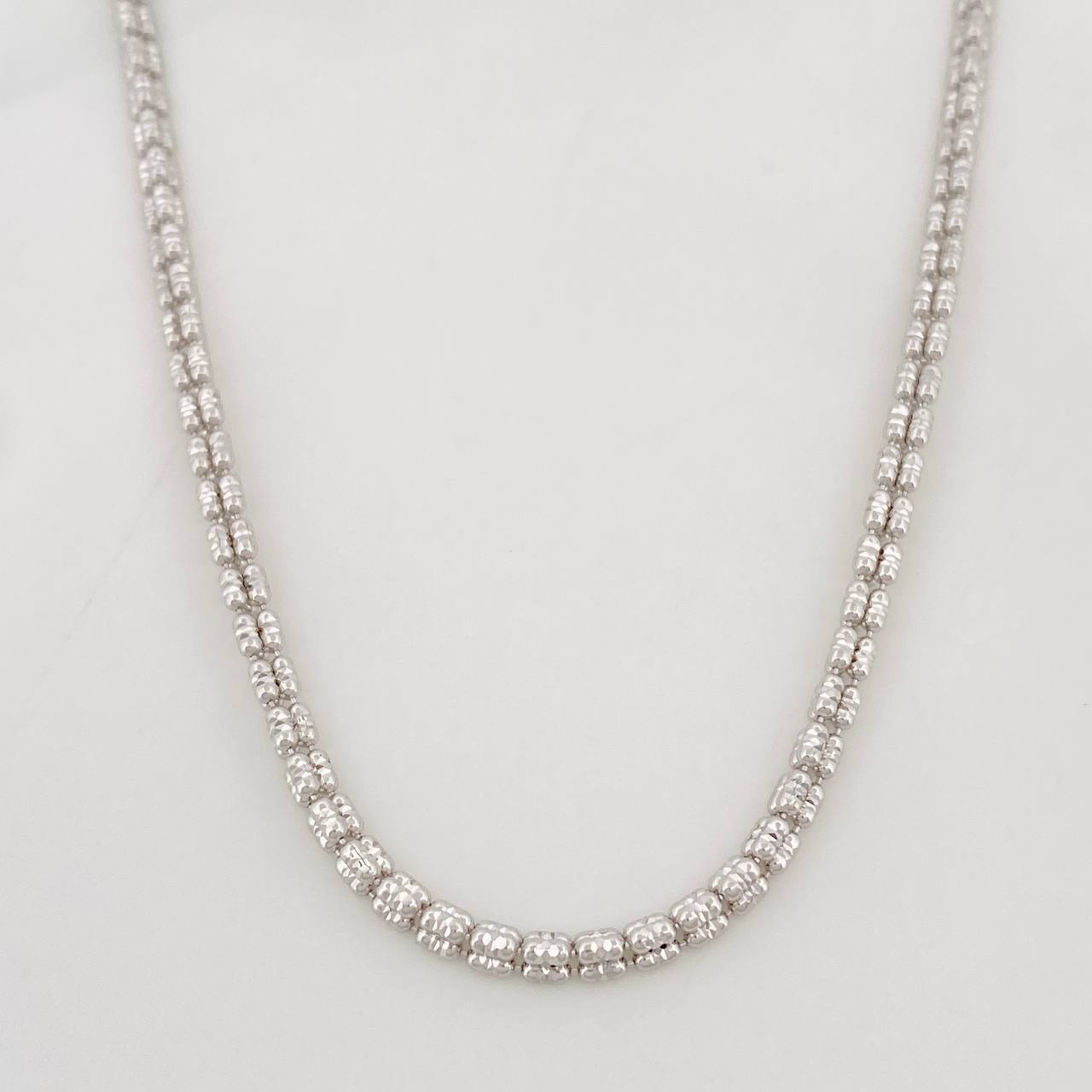 Cadena Ice 11.75g / 24 in / 2.5mm Oro Blanco 18K