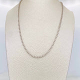 Cadena Ice 11.75g / 24 in / 2.5mm Oro Blanco 18K