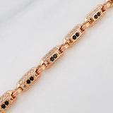 Bracelet Hexagonal 16.8g / 8 1/2 in / 4.75mm Rose Gold 18K