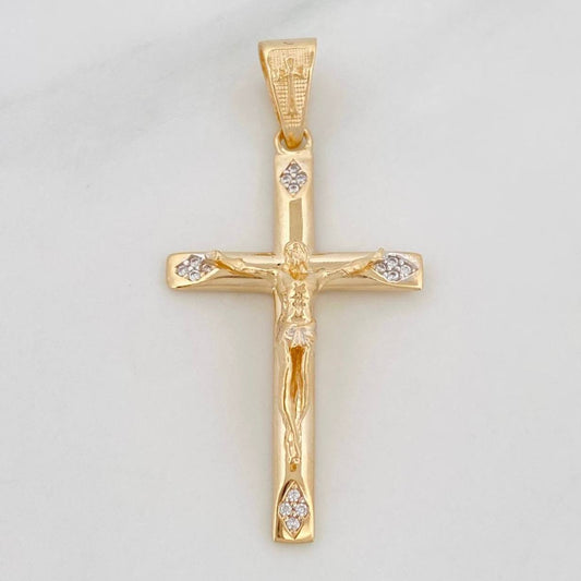 Dije Cruz 3.95g / 1 3/4 in Oro Amarillo 18K