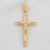 Dije Cruz 3.95g / 1 3/4 in Oro Amarillo 18K