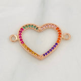 Charm Heart 1.7g / 1 in 18K Rose Gold