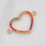 Charm Heart 1.7g / 1 in 18K Rose Gold