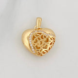 Pendant Heart 3.55g / 3/4 in Yellow Gold 18K
