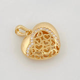 Pendant Heart 3.55g / 3/4 in Yellow Gold 18K