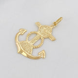 Pendant Anchor 1.1g / 1 1/4 in Yellow Gold 18K