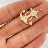 Pendant Anchor 1.1g / 1 1/4 in Yellow Gold 18K