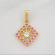 Pendant Rhombus 2.95g / 1 in 18K Yellow Gold
