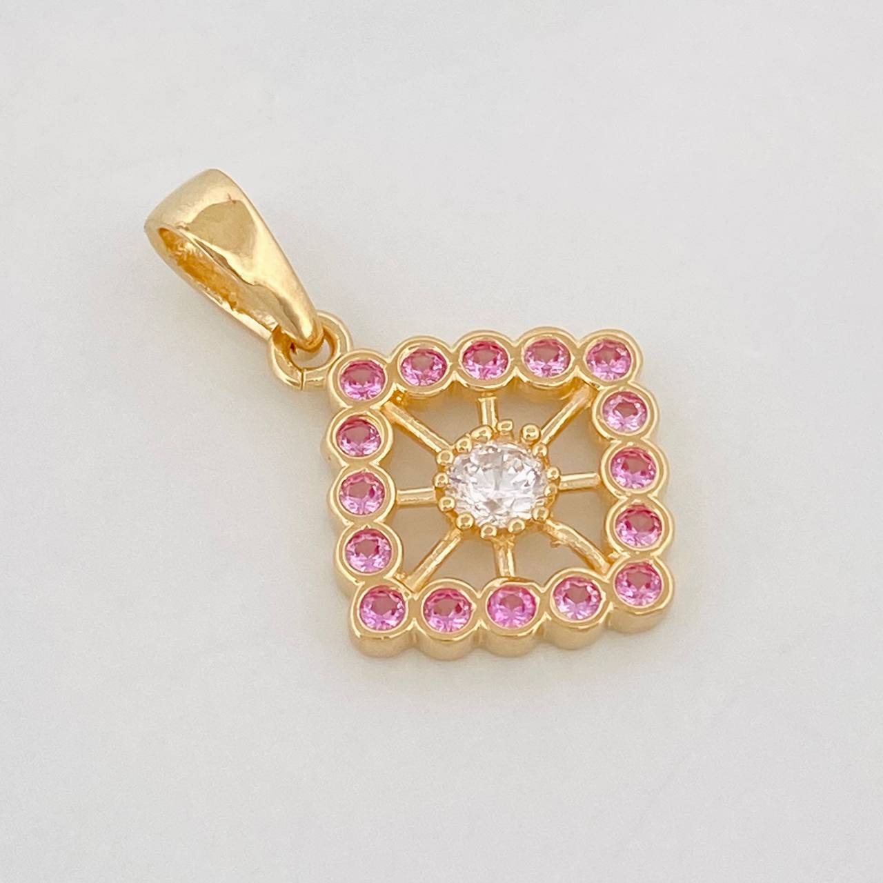 Pendant Rhombus 2.95g / 1 in 18K Yellow Gold