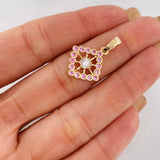 Pendant Rhombus 2.95g / 1 in 18K Yellow Gold
