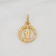 Dije Virgen Milagrosa 1.6g / 3/4 in Oro Amarillo 18K