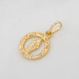 Dije Virgen Milagrosa 1.6g / 3/4 in Oro Amarillo 18K