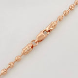Cadena Militar 19.3g / 24 in / 3mm Oro Rosa 18K
