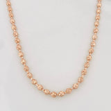 Cadena Militar 19.3g / 24 in / 3mm Oro Rosa 18K