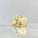 Custom Made to Order Horse Ring 20gr / Smooth 18K Yellow Gold
