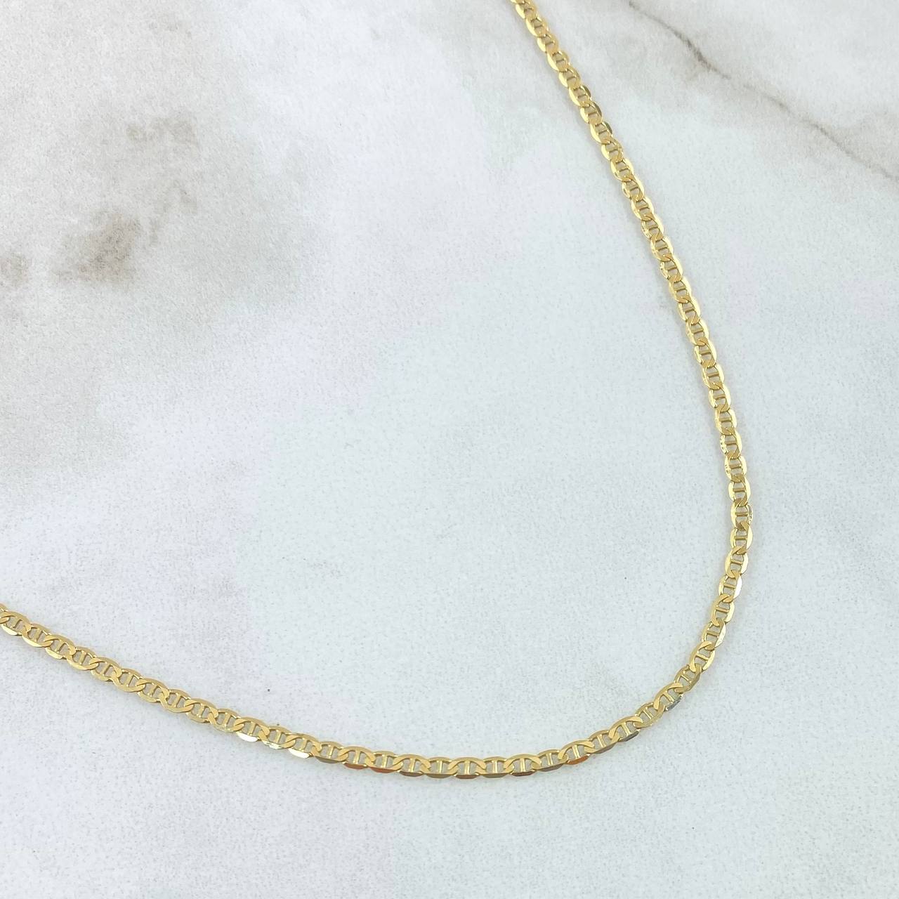 Cadena Plana 4.05gr / 23 1/2 in / Oro Amarillo +3 18K *
