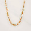 Franco Chain 8.7g / 24 in / 1.1mm Two-Tone White and Rose Gold 18K