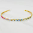 Pulso Tenis 7.55g / 7 1/2 in / 2.7mm Oro Amarillo 18K