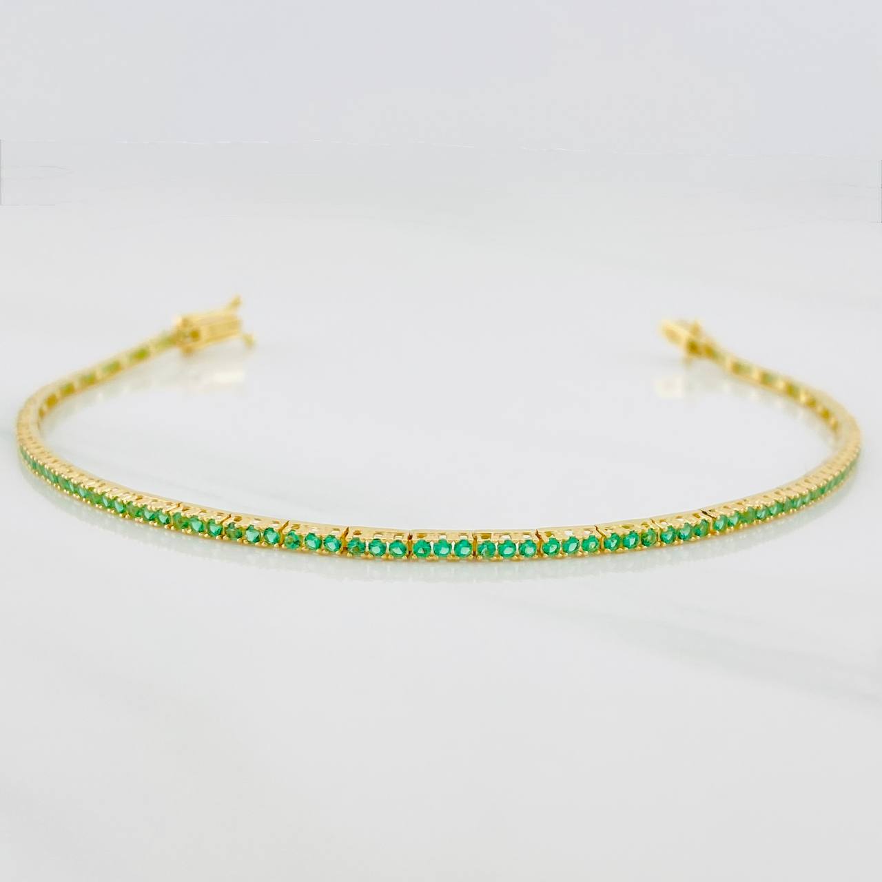 Pulso Tennis 3.85g / 7 1/4 in / 1.85mm Oro Amarillo 18K
