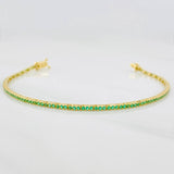 Tennis Bracelet 3.7g / 6 3/4 in / 1.7mm 18K Yellow Gold