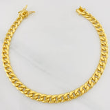 Cuban Links Bracelet 5.3g / 8 1/4 in / 5.78mm Yellow Gold 18K