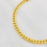 Cuban Links Bracelet 5.3g / 8 1/4 in / 5.78mm Yellow Gold 18K