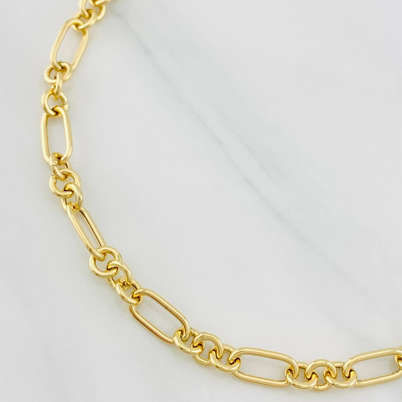 Bracelet Hoops Drawer 2.5g / 7 1/4 in / 4.5mm Yellow Gold 18K