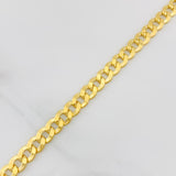 Pulso Cubano 4.1g / 8 in / 4.64mm Oro Amarillo 18K