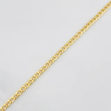 Cuban Anklet 1.85g / 9 3/4 in / 2.36mm Yellow Gold 18K