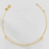 Bracelet Classic Link Tennis 1.95g / 7 1/2 in - 6 3/4 in / 1.23mm 18K Yellow Gold