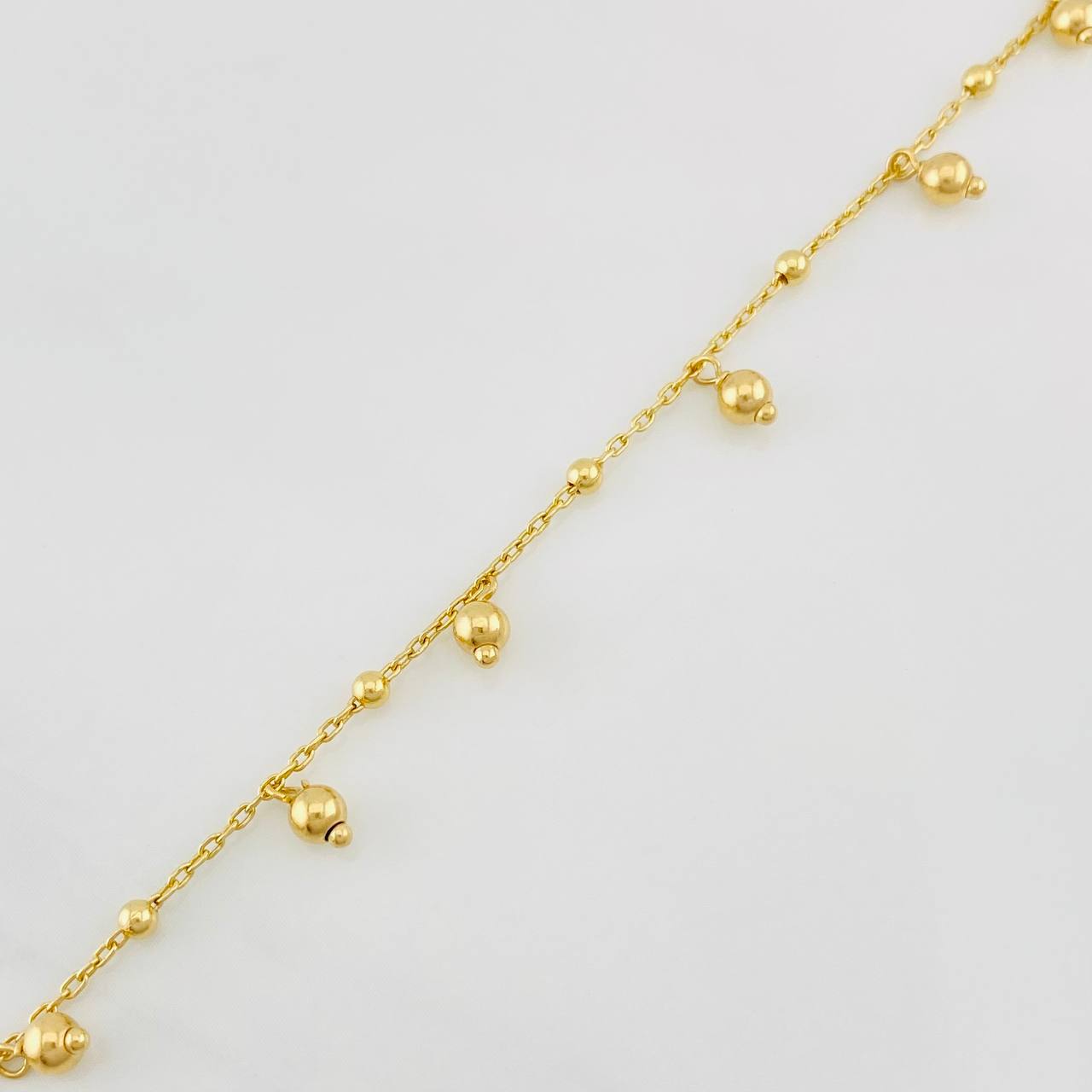 Classic Link Adjustable Bracelet Beads 2.15g / 7 in - 7 in / 0.97mm 18K Yellow Gold