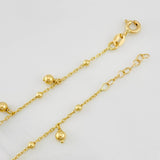 Classic Link Adjustable Bracelet Beads 2.15g / 7 in - 7 in / 0.97mm 18K Yellow Gold