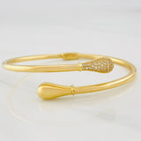 Pulso Aro Gotas 10.95g / 7 1/2 in / 3mm Oro Amarillo 18K