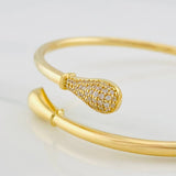 Pulso Aro Gotas 10.95g / 7 1/2 in / 3mm Oro Amarillo 18K