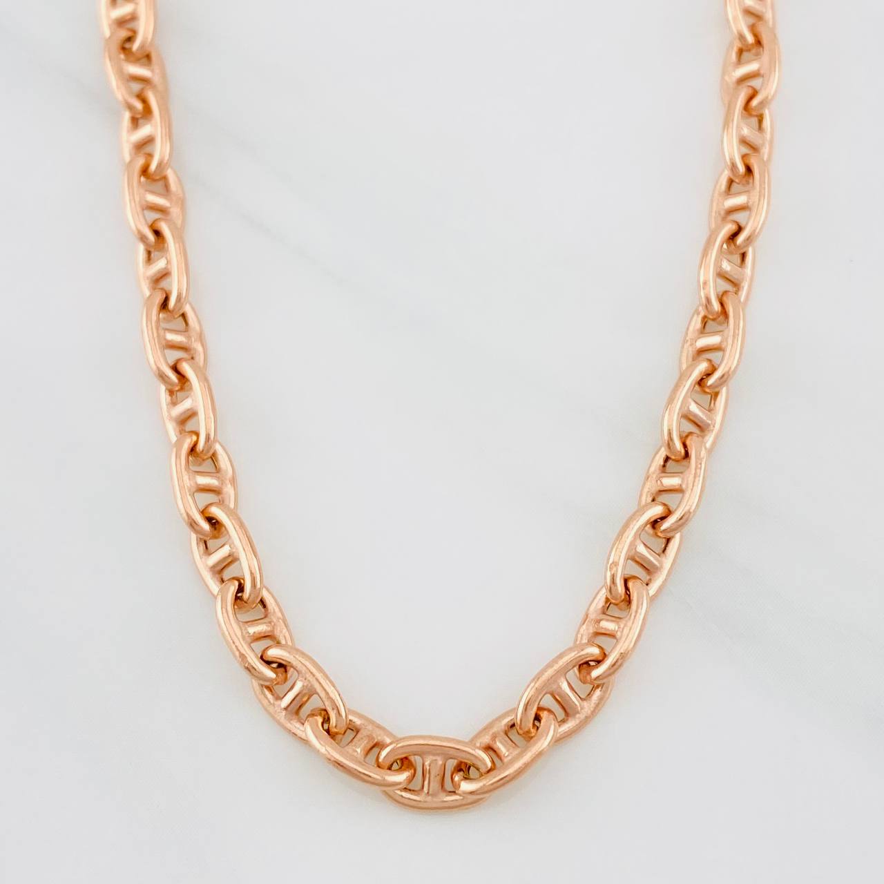 Cadena Escalera Volga 14.55g / 24 in / 3.92mm Oro Rosa 18K