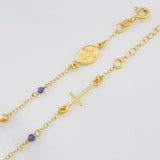 Pulso Modulable Denario Virgen Milagrosa 2g / 7 in - 6 1/4 in / 1.36mm Oro Amarillo 18K
