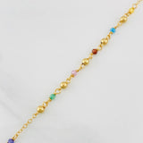 Pulso Modulable Denario Virgen Milagrosa 2g / 7 in - 6 1/4 in / 1.36mm Oro Amarillo 18K
