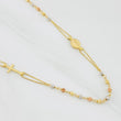 Cadena Denario Virgen Milagrosa 3.85g / 18 in / 0.88mm Tres Oros 18K